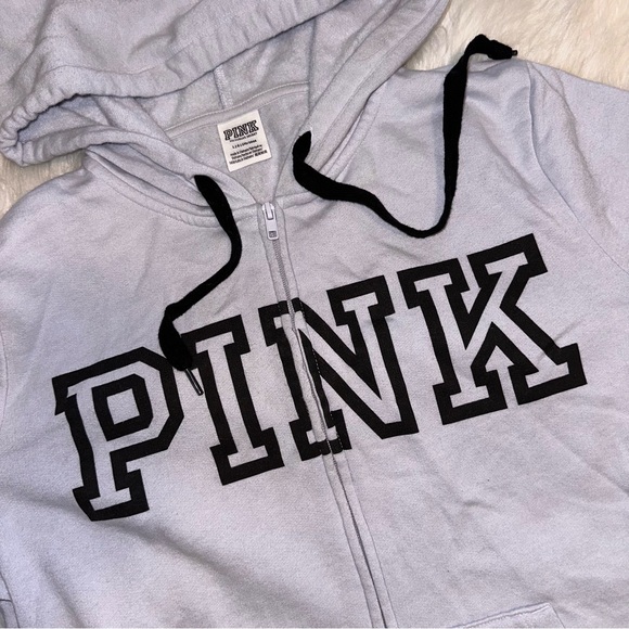 Victoria’s Secret Pink Full Zip Hoodie Large - Picture 4 of 4